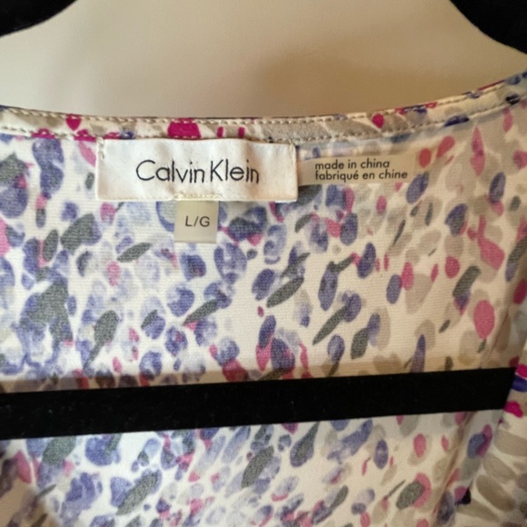 Calvin Klein CK L camisole colourful cowl neckline - Picture 3 of 4